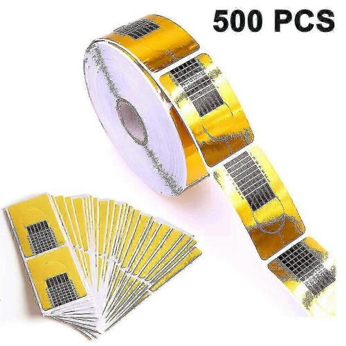 500 Pcs Gel Nail Forms Gel Nail Art Tips Nail Extension Forms Design