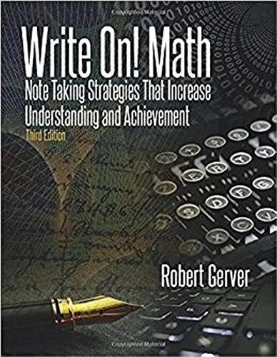 Write On! Math