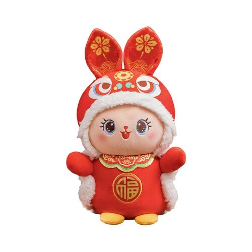 Mascotte de lapin Poupées Peluche Jouets Année Du Lapin Mascotte Poupée Peluche Jouet Lion Lapin