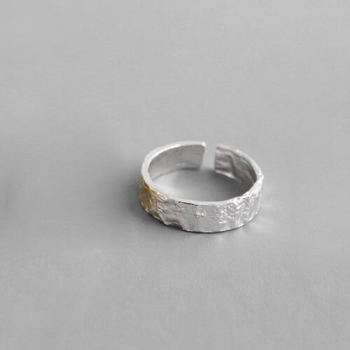 Xiyanike ¿ Bague Irrégulière Pour Femmes, Couleur Argent, Mode Coréenne, Minimaliste, Géométrique, Or, Argent, Bijoux Ajustables