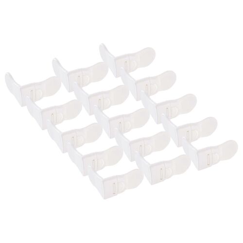 Serrures D'armoire De Sécurité Bébé Blanc 2.68 In 1.38 In Robuste Abs Largement Utilisé Bébé Réfrigérateur Serrures Pour Réfrigérateur Machine À Laver 15 Pcs