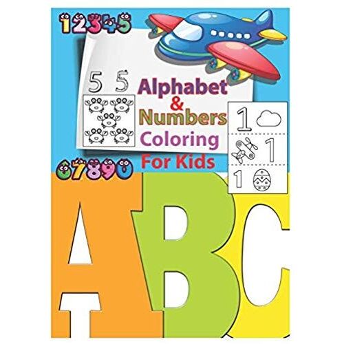 Alphabet & Numbers Coloring Fo