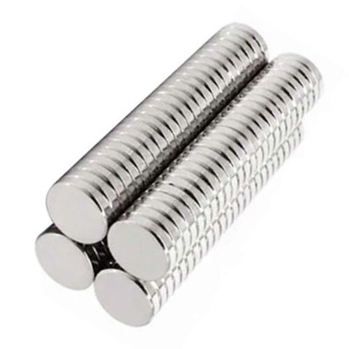 50 Pcs Aimant rond en néodyme 10x2mm N35 Magnétisme fort Aimants en fer néodyme