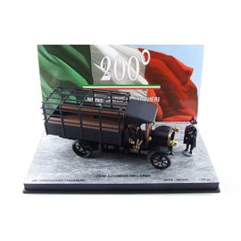 Fiat 18 Bl 200° Anniversaire Carabinieri + 2 Figurines 1/43 Rio-Rio