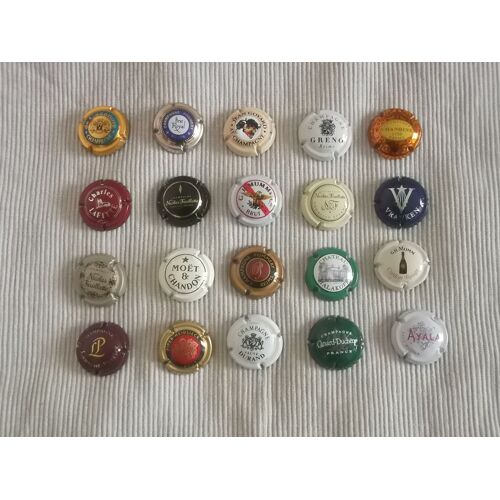 Lot De 20 Capsules De Champagne, Mousseux, Cidre N° 22