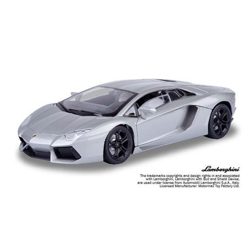 Lamborghini Aventador Lp700-4 Gris Métallisé 1/18 Motormax-Motormax