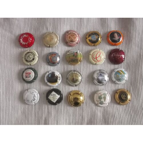 Lot De 20 Capsules De Champagne, Mousseux, Cidre N° 26