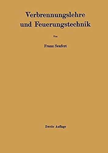 Verbrennungslehre Und Feuerungstechnik