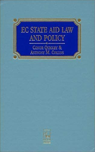 Ec State Aid: Law And Policy