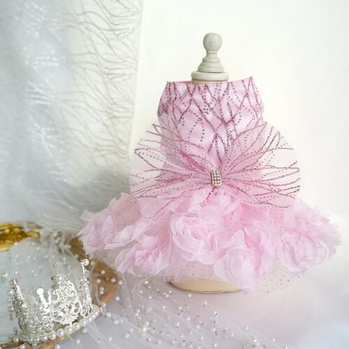 Robe De Princesse Fine Pour Animaux De Compagnie, Jolie Robe Décorative Douce Pour Chiot, Petite Et Moyenne Fille, Chiens
