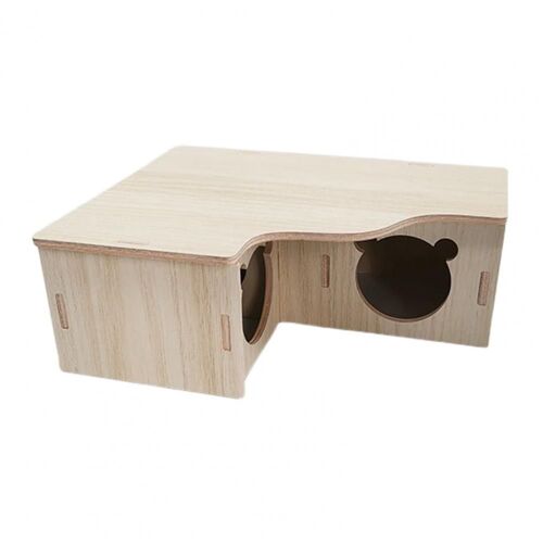 Abri Nid Pour Animal Domestique, Maison De Hamster, Cabane Multi-Pièces, Exercice D'entraînement, Chinchilla, Cachette, Jouet À Mâcher
