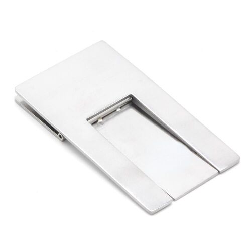 Support à cigares GALINER, support à cigares pliable en acier inoxydable argenté, cendrier à cigares de poche