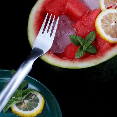 Fourchette À Dessert À Pastèque Réutilisable, Trancheuse Légère, Utile, Lavable Au Lave-Vaisselle, Fourchette À Fruits