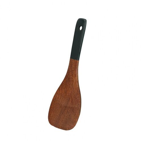 Spatule De Cuisine Ergonomique En Bois, Poignée Anti-Rayures, Populaire Et Pratique