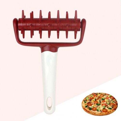 Rouleau À Pâtisserie En Abs Antiadhésif, Épingle À Pizza, Cuisson De Biscuits, Outils De Sertissage De Pâte, Perforateur De Trous, Gadget De Cuisine, 1 Pièce