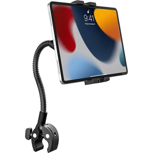 JP Sales Support Tablette Velo Appartement Home Trainer elliptique Compatible avec iPad adaptabilite Universelle a Tous Les modeles de Guidon Installation Facile Stabilite amelioree