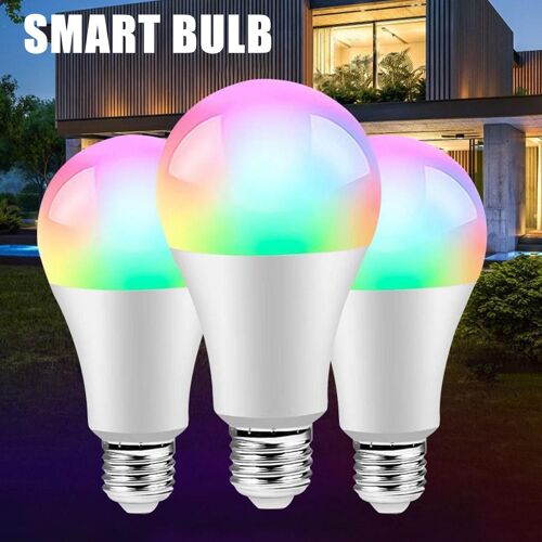 Lampe Led E27, 16 Couleurs, Rgb, 220v, Spot Magique, 5, 10, 15w, Contrôle Intelligent, Rgbw, Lampe Pour La Décoration De La Maison