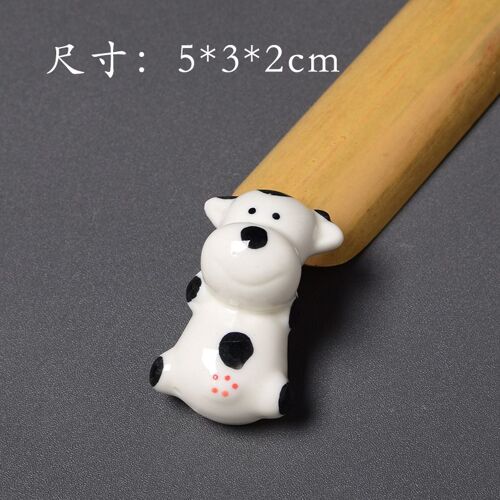 Porte-Stylo Japonais En Céramique Petite Vache T1, Eva D'encens, Support De Baguettes, Décor De Table Pour La Cuisine, Ornements De Maison