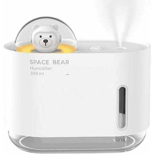 Humidificateur et Purificateur d'air en un - Humidificateur à brouillard froid pour plantes et bébés de 300 ml, super silencieux, facile à utiliser et à nettoyer, Blanc goodnice