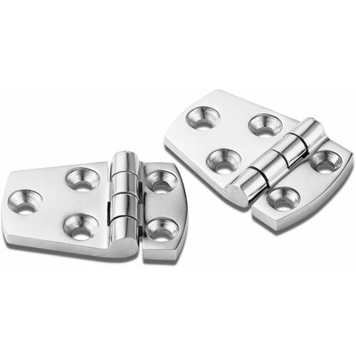 Support de matériel Porte Charnière Acier À toute épreuve Charnière de bateau en acier Cabinet Plateforme Charnière en acier inoxydable Marin Garage 2pcs 38 mm x 57 mm goodnice