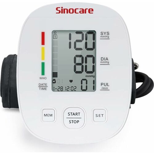 Tensiometre Bras Professionnel, Tensiomètre Bras Électronique Pour Usage Domestique, Grand Brassard Réglable 22-42 Cm,Surveillance De La Fréquence Cardiaque Avec 2×90 Mémoire Goodnice