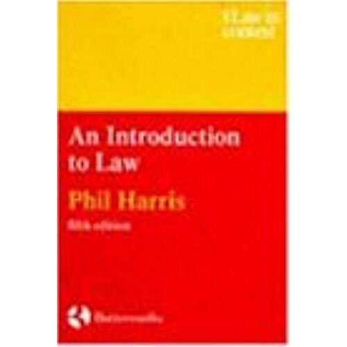 An Introduction To Law (Law In Context)