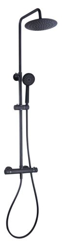 EUROSANIT Colonne de douche mitigeur thermostatique dervenn noire