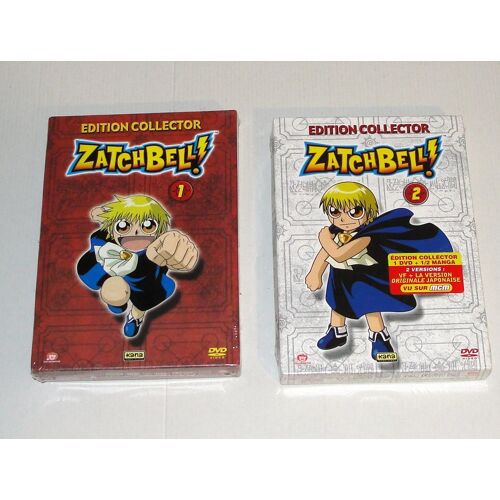 Dvd Zatchbell + Manga - Lot 2 Coffrets 1 Et 2 Collector Kana
