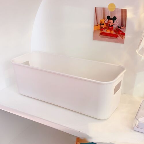 Boîte de paniers de rangement de bureau SunOfficial, étui de téléphone portable, collations cosmétiques, boîtes de rangement mignonnes, outil de stockage Kawaii domestique