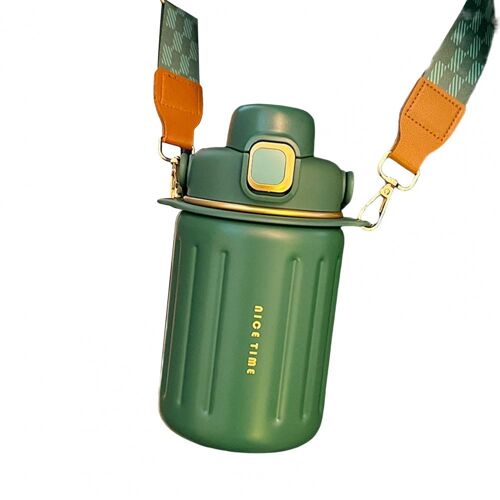 Gobelet Isolé À Fond Antidérapant, Léger, Remplissage D'eau, Utile Pour Les Écolières, Belles Filles, Tasse Thermique Sous Vide