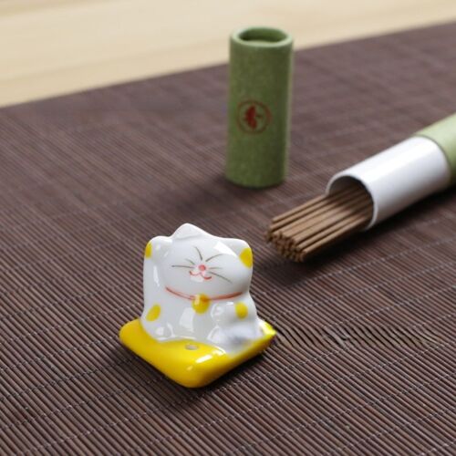 Porte-anciers d'encens en céramique pour aromathérapie, Eva d'encens chat, ornement de bureau et de salon de thé, accessoires nordiques pour la maison
