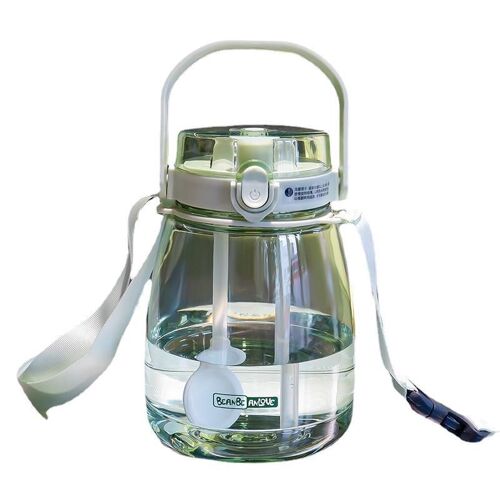 Bouteille D'eau De Grande Capacité 1,3 L Pour Le Sport, Grande Tasse À Trois Boissons, Pour Le Pudding, Pour Le Fitness