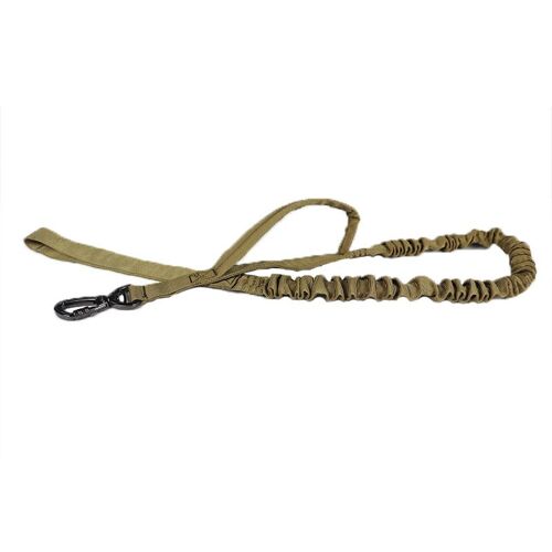 Laisse Tactique Militaire Pour Chien, Corde Élastique, En Nylon Durable, Pour Chiots De Taille Moyenne Et Grande, Fournitures D'entraînement En Plein Air, Rétractable