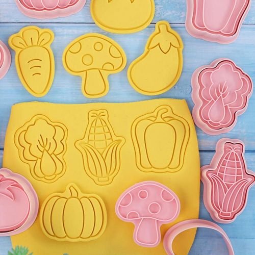 Moule À Biscuit En Forme De Tomate, Mini Tampon À Biscuits Léger Et Réutilisable, Utile En Forme De Champignon