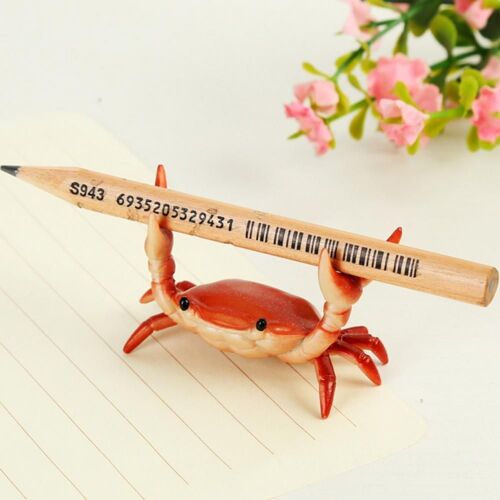 Wepackage-Porte-Stylo De Levage De Crabe Mignon, Stockage De Lunettes De Stylo, Simulation T1, Ornement De Crabe, Décoration De La Maison, Faux Crabe