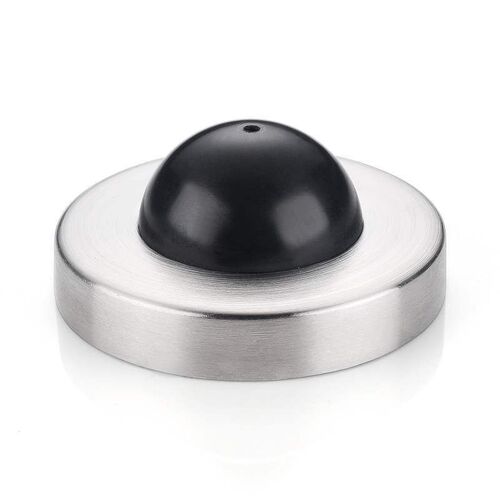 Poignée de porte en acier inoxydable 304, pas de poinçonnage, butées de porte en caoutchouc, support anti-collision, loquet de porte, butée de porte WC