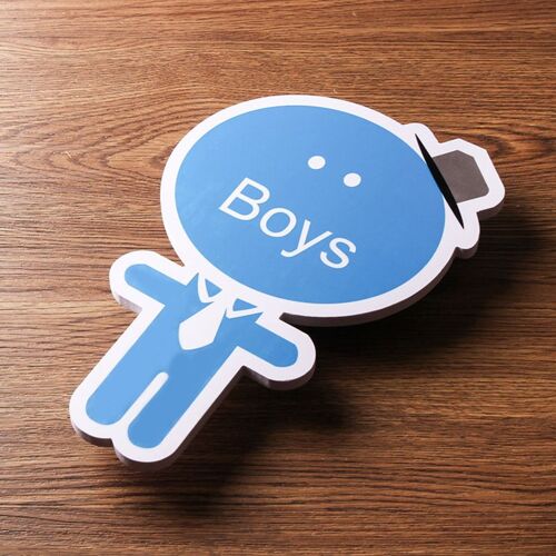 Panneau de porte de toilette créatif WC, carte autocollante, étiquette de toilette maternelle, Plaque en acrylique, numéro d'adresse de la maison, Plaque d'invite