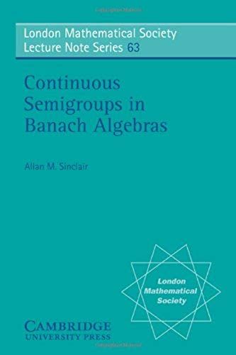 Continuous Semigroups In Banach Algebras