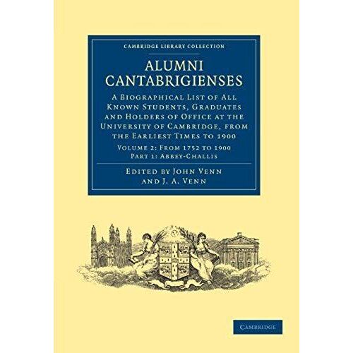 Alumni Cantabrigienses - Volume 2