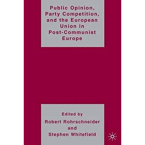 Public Opinion, Party Competition, And The European Union In Post-Communist Europe