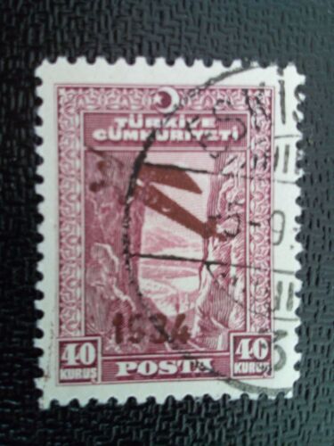 Timbre Turquie M I 984 Ouverture De La Ligne Aérienne Ankara-Istanbul 1934 ( 7812 )