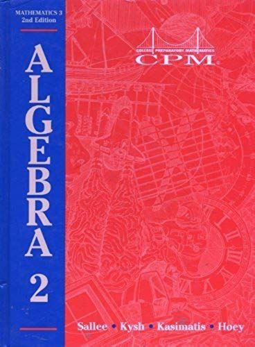 Math 3: Algebra 2