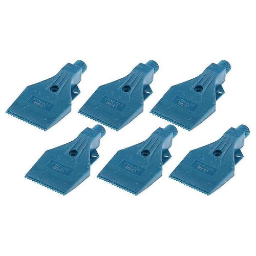 Taille De Filetage 1/4 Quot, Jet De Vent Plat Spray De Buse De Soufflage D'air 3 Trous Bleu X6-Qh