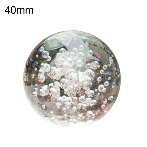 Boule de verre en faux cristal transparent Engines Bles, sphère, décoration de la maison et du bureau, décoration de Noël, nouvel an, 2022