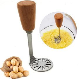 Presse-Purée À Pommes De Terre Multifonctionnel En Acier Inoxydable, Poignée Confortable, Long Pour Les Aliments