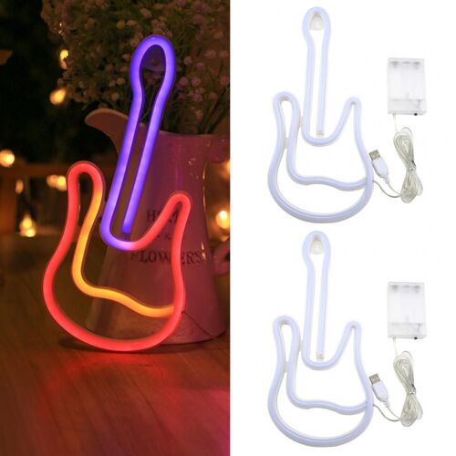 Enseigne Au Néon Led Durable, Usb, À Piles, Éclairage De Fête, Ultra-Lumineux, En Forme De Je-Light, Décoration Murale D'art Pour Les Vacances