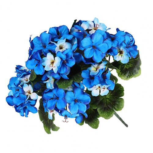 Fausse fleur de bégonie artificielle pour décoration de mariage, fleur de simulation sans entretien, ne se décolore jamais, 9 têtes, jardin, porche, fenêtre, boîte