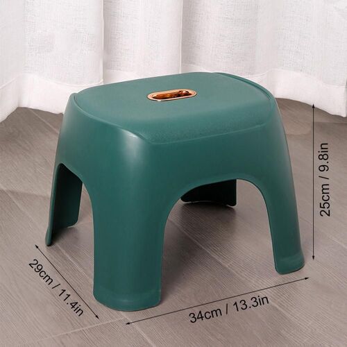 Petit Tabouret Carré De Style Nordique Pour Salon, Chaussure Anti-Alde Épaissie, Proxy, Tabouret Bas, Petit Tabouret Pour La Maternelle