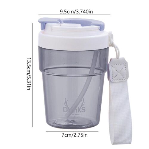 Bouteille D'eau De Voyage Avec Paille, Unisexe, Scellée, Pour Le Fitness, La Pêche, La Randonnée, L'intérieur Et L'extérieur