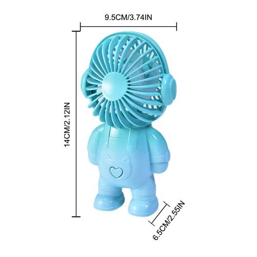 Mini ventilateur personnel astronome à piles, ventilateur de bureau portable aste, ventilateur USB injuste pour l'extérieur
